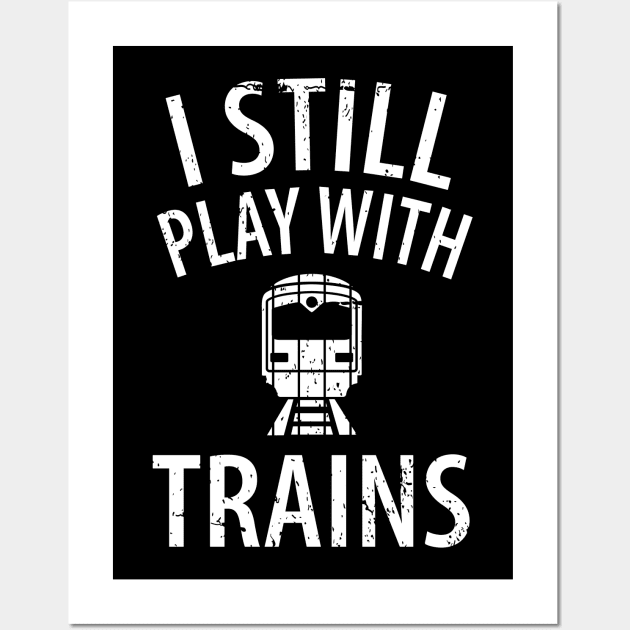 train railwayman trains driver Wall Art by Johnny_Sk3tch